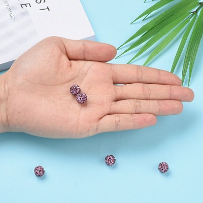 Pave Disco Ball Beads RB-H258-10MM-212-1