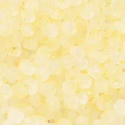 Frosted Glass Beads FGLA-D300-01E-1