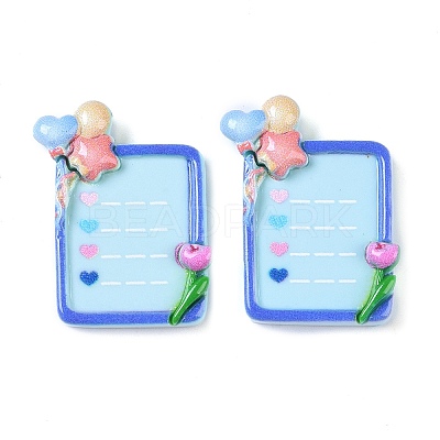Opaque Resin Decoden Cabochons CRES-O002-01-1