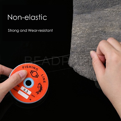 Transparent Fishing Thread Nylon Wire X-EC-L001-0.3mm-01-1
