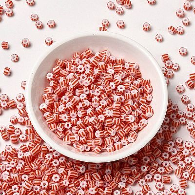 6/0 Opaque Colours Seep Glass Seed Beads X-SEED-F003-04A-14-1