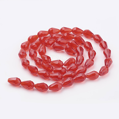 Glass Beads Strands GLAA-R024-15x10mm-14-1