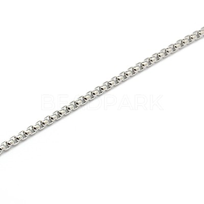 Non-Tarnish 304 Stainless Steel Venetian Chain Necklace MAK-G004-06P-1