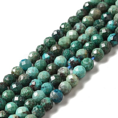 Natural Chrysocolla Beads Strands G-I341-12C-1