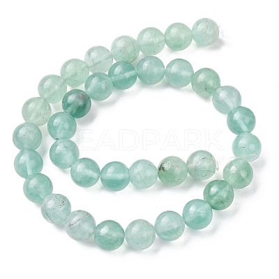 Natural Green Fluorite Beads Strands G-H343-D07-12mm-1