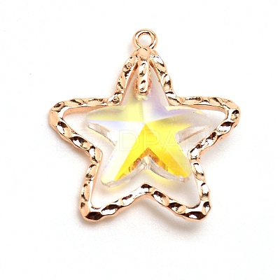Glass Pendants KK-WH0035-46-1