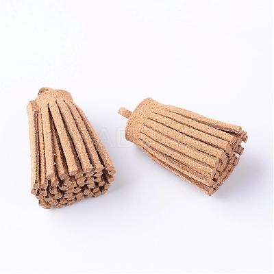Faux Suede Cord Tassel Pendant Decorations FIND-T001-05-1