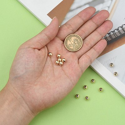 Yellow Gold Filled Beads X-KK-G156-6mm-1-1