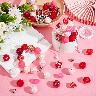 DIY Valentine's Day Jewelry Set Making Kit DIY-NB0009-55-1