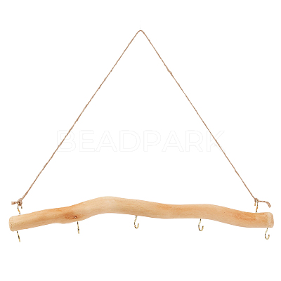 1Pc Driftwood Branch Hook Branch Hanger Rack AJEW-SP0002-31B-1