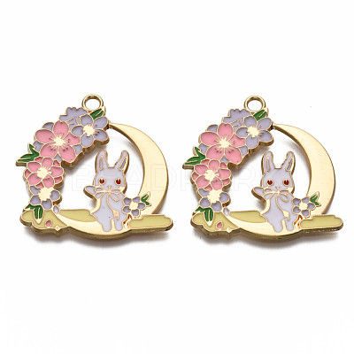 Alloy Enamel Pendants ENAM-T011-113-NR-1