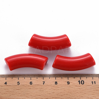 Opaque Acrylic Beads MACR-S372-001B-S010-1
