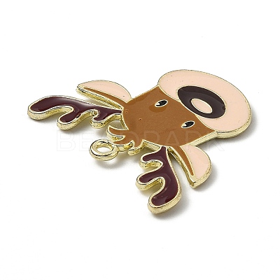 Alloy Enamel Pendants ENAM-Z001-08G-1