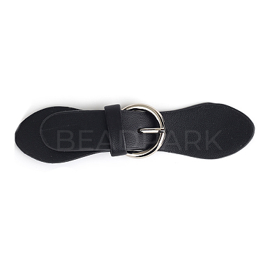 Black PU Leather Buckles FIND-WH0111-285P-1