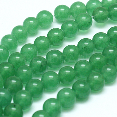 Natural Malaysia Jade Bead Strands G-F342-04-6mm-1