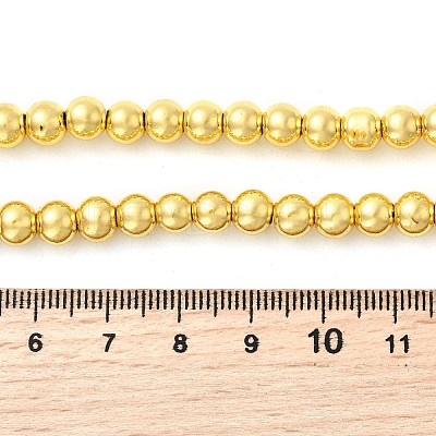 Electroplate Glass Beads Strands EGLA-F166-01B-1
