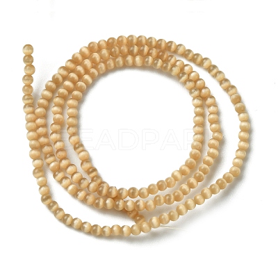 Cat Eye Beads Strands CE-Z001-01G-1