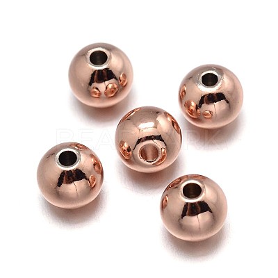 Brass Beads KK-F0317-2mm-01RG-NR-1