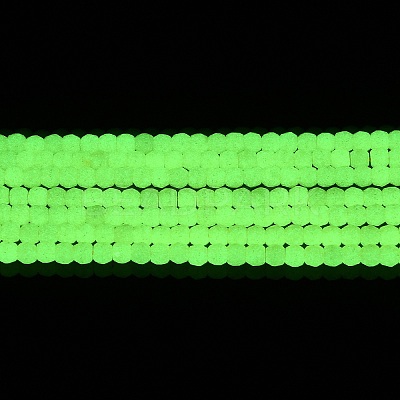 Synthetic Luminous Stone Beads Strands G-C086-01B-11-1