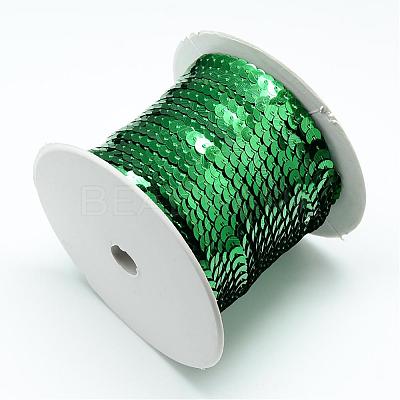 Plastic Paillette Beads PVC-Q085-6mm-4-1