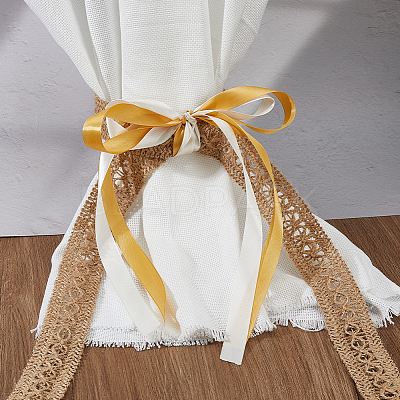 10M Burlap Braided Ribbons OCOR-WH0093-32-1