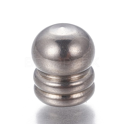 Tarnish Resistant 201 Stainless Steel Cord Ends LS-STAS-P239-19P-1