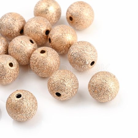 Spray Painted Acrylic Beads X-ACRP-Q018-6mm-012-1