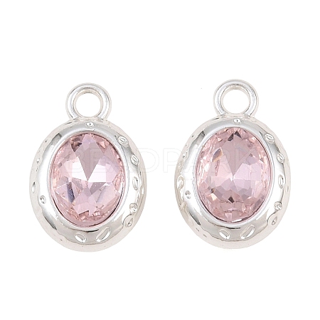 Alloy & Glass Pendants GL-CBA1FD3-02S-01-1