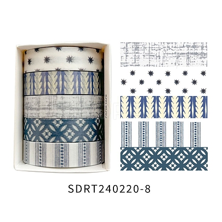 Washi Tape Cute Printed Patterns Decorative Tapes PW-WG093AB-10-1