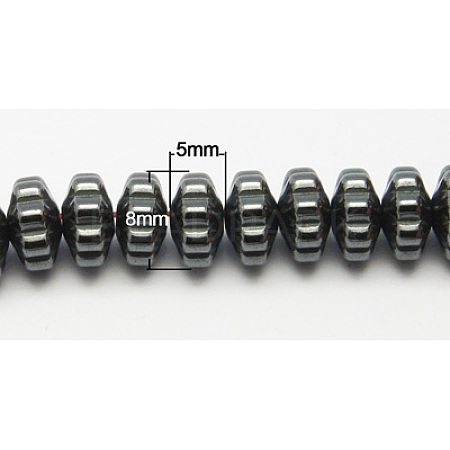 Non-Magnetic Synthetic Hematite Beads Strands X-G-D015-14-1