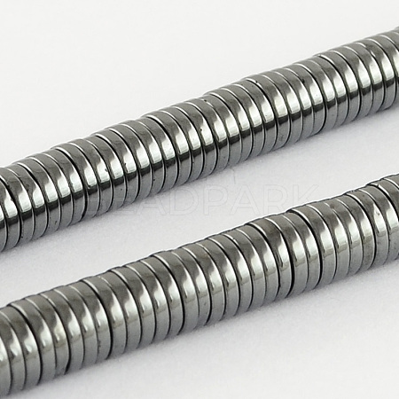 Grade A Non-magnetic Synthetic Hematite Beads Strands X-G-R211-06-1