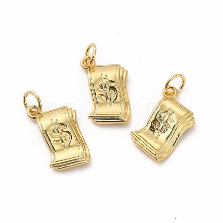 Rack Plating Eco-Friendly Brass Pendants KK-K165-16-1