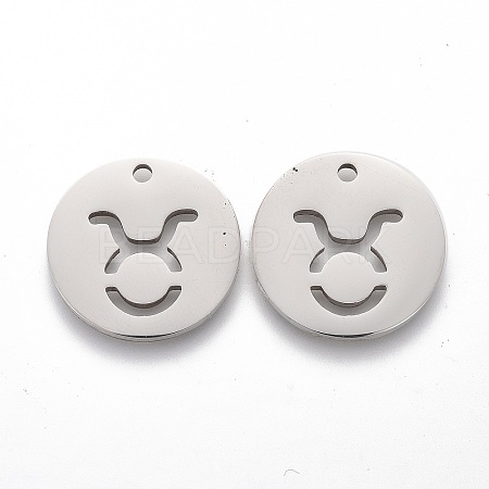 Tarnish Resistant 201 Stainless Steel Pendants LS-STAS-Z001-B-07P-1