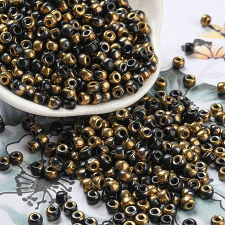 Metallic Colors Glass Seed Beads SEED-Z001-C-D11-1