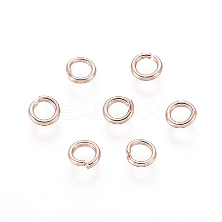 304 Stainless Steel Open Jump Rings STAS-O098-01RG-11-1
