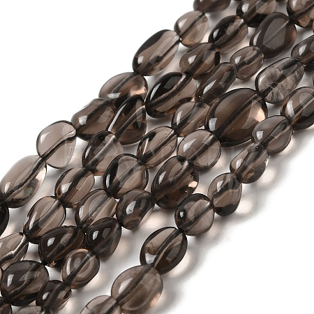 Natural Ice Obsidian Beads Strands X-G-P497-01A-15-1