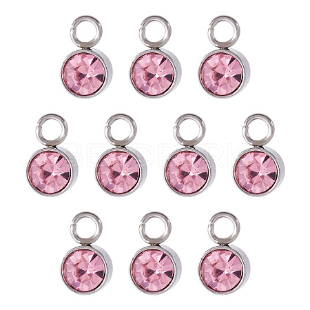 10Pcs Glass Rhinestone Charms STAS-TA0003-26A-1