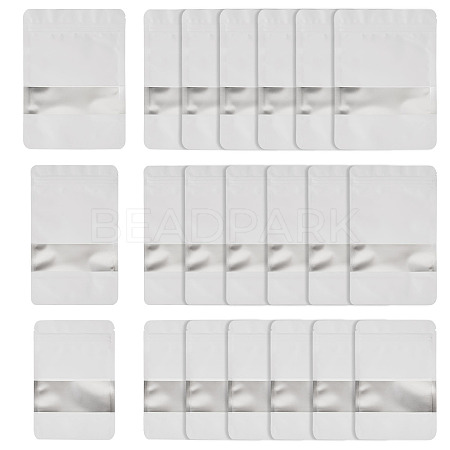 18Pcs 3 Styles PE Resealable Bags with Window OPP-TAD0001-01F-1