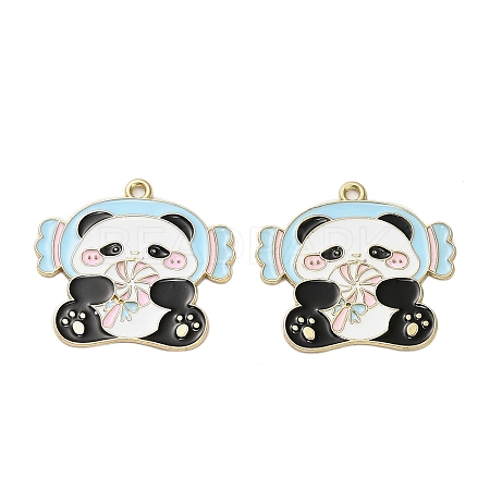 Alloy Enamel Pendants ENAM-G229-03G-04-1