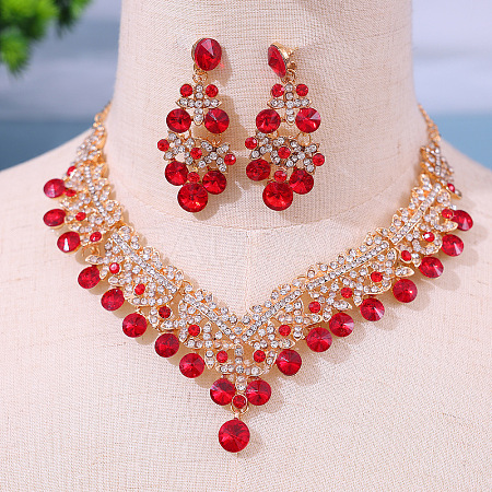 Alloy Rhinestone Jewelry Sets FS-WGE40D6-01-1