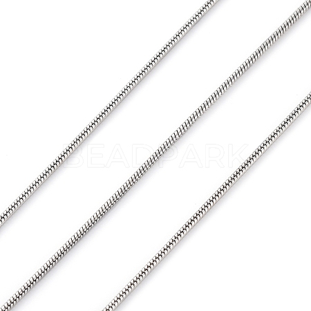 304 Stainless Steel Round Snake Chains CHS-M009-01P-01A-1
