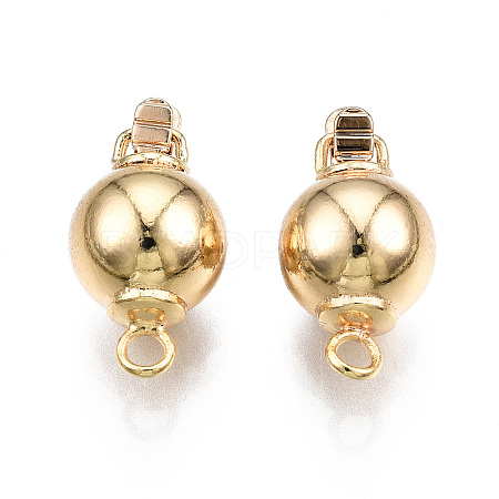 Brass Box Clasps X-KK-S356-339-NF-1