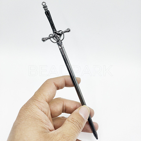 Alloy Flow Su Sword Hairpin Ancient Costume Headwear Hairpin Electroplating Pendant Sword ST3423250-1