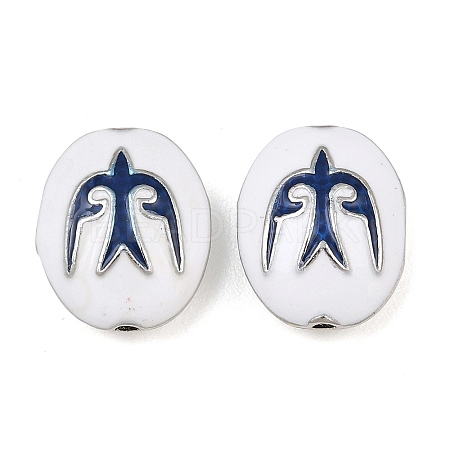Brass Enamel Beads KK-CBA7BFE-01P-02-1