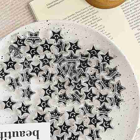 Acrylic Enamel Beads OACR-I011-21K-1