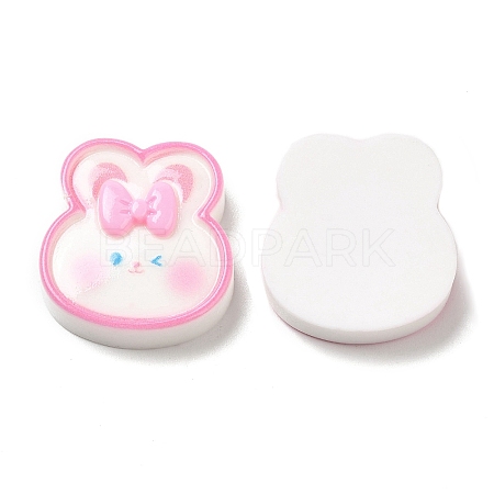 Cute Cartoon Animal Opaque Resin Cabochons RESI-C034-05C-1