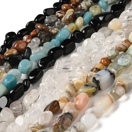 Natural Mixed Stone Beads Strands G-A247-01-1