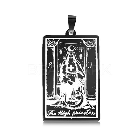 201 Stainless Steel Pendants STAS-S105-LA461-11-1