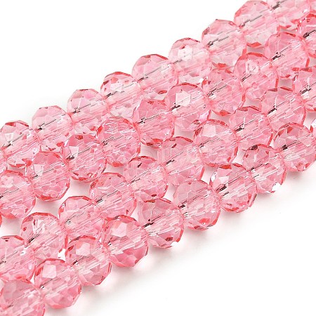 Transparent Baking Paint Glass Beads X1-DGLA-A034-T6mm-D08-1
