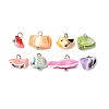 Dyed Natural Trochid Shell/Trochus Shell Pendants PALLOY-JF04483-01-1
